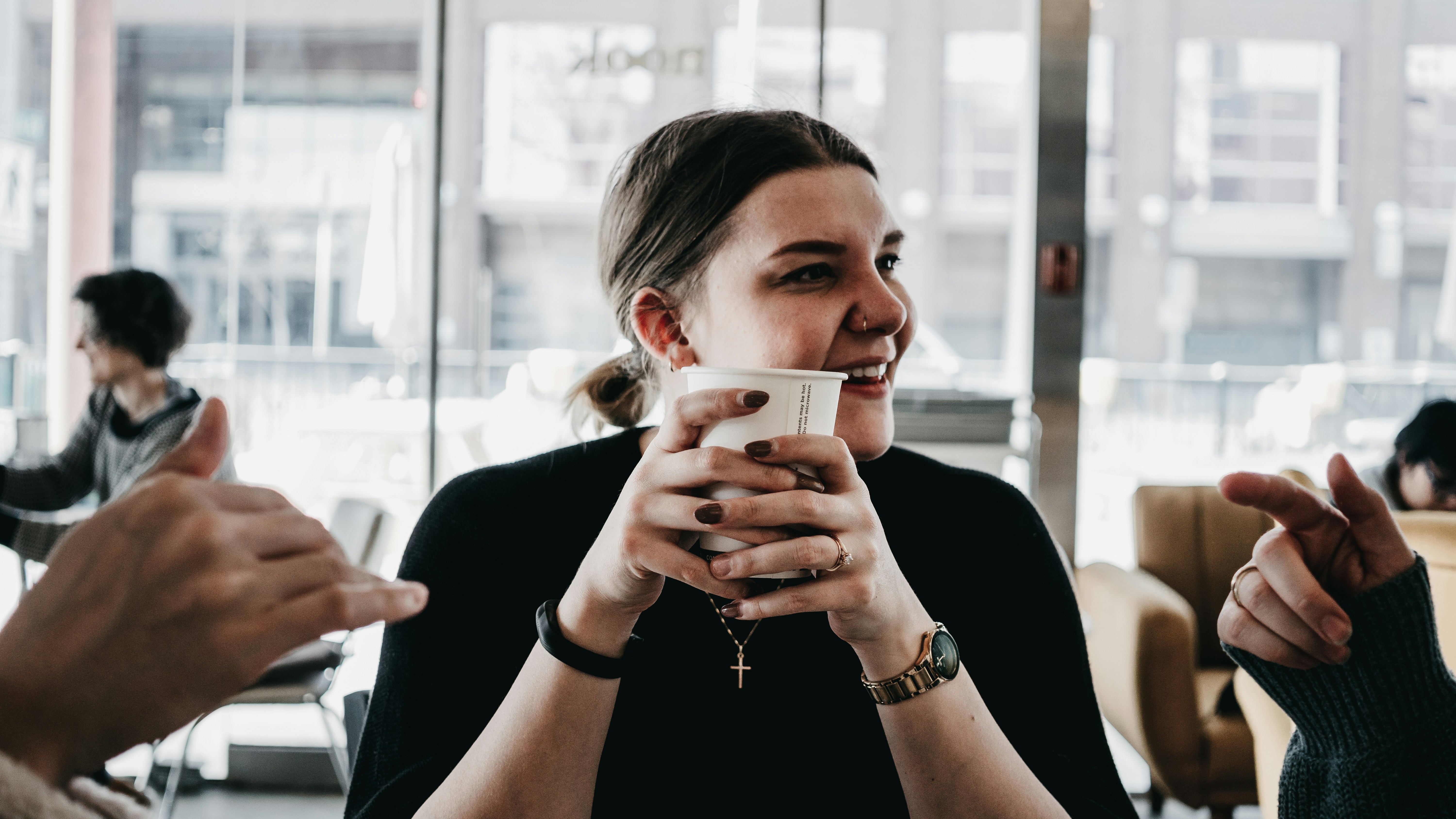 People connecting through real-life activities